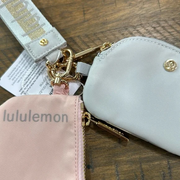 lululemon athletica Pink and Cream Mini Pouches - Picture 2 of 6